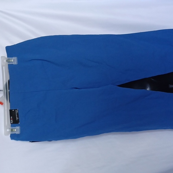 Style & Co Periwinkle stretch, slim leg, side zip pants, sz 6 - Picture 3 of 6